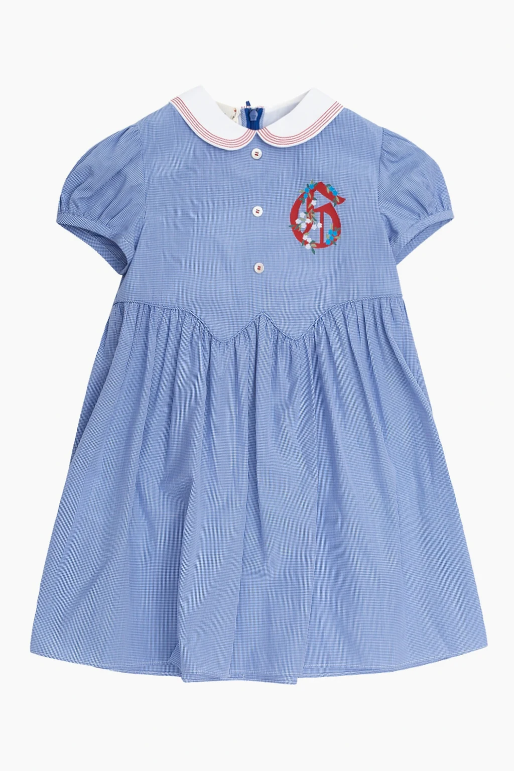 BLUE Checked dress