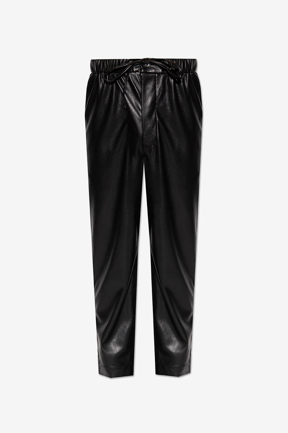 BLACK ‘Jain’ trousers in vegan leather