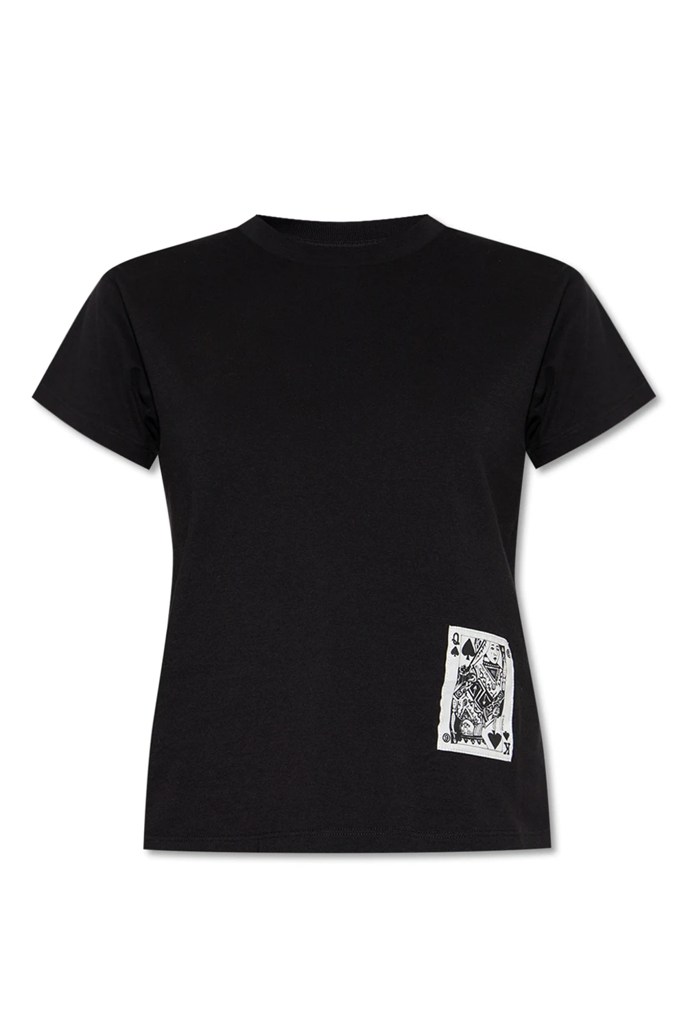 T-shirt z naszywką