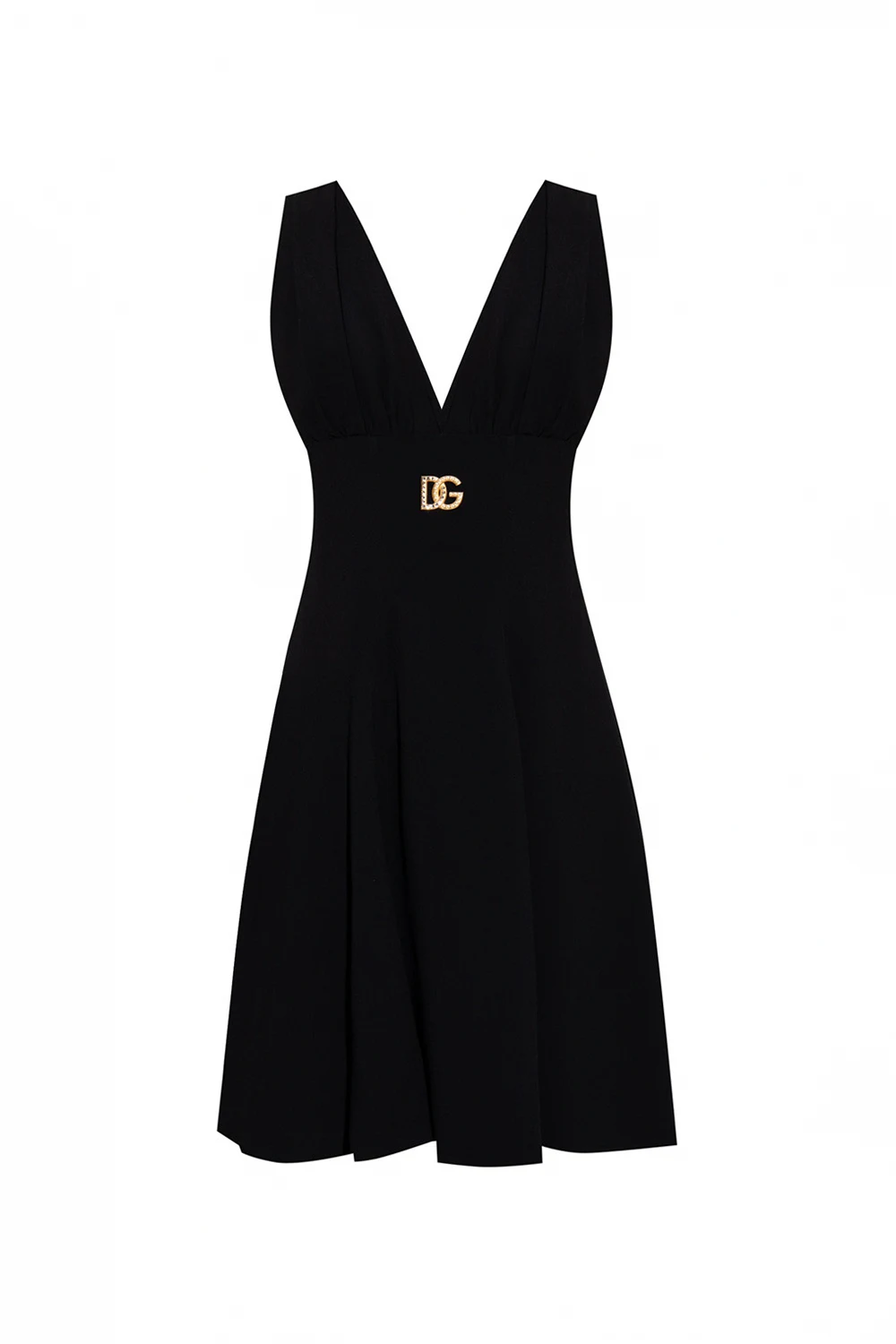 BLACK Mini slip dress