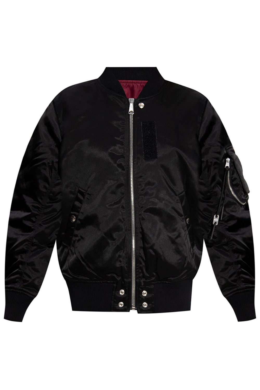 BLACK Reversible bomber jacket