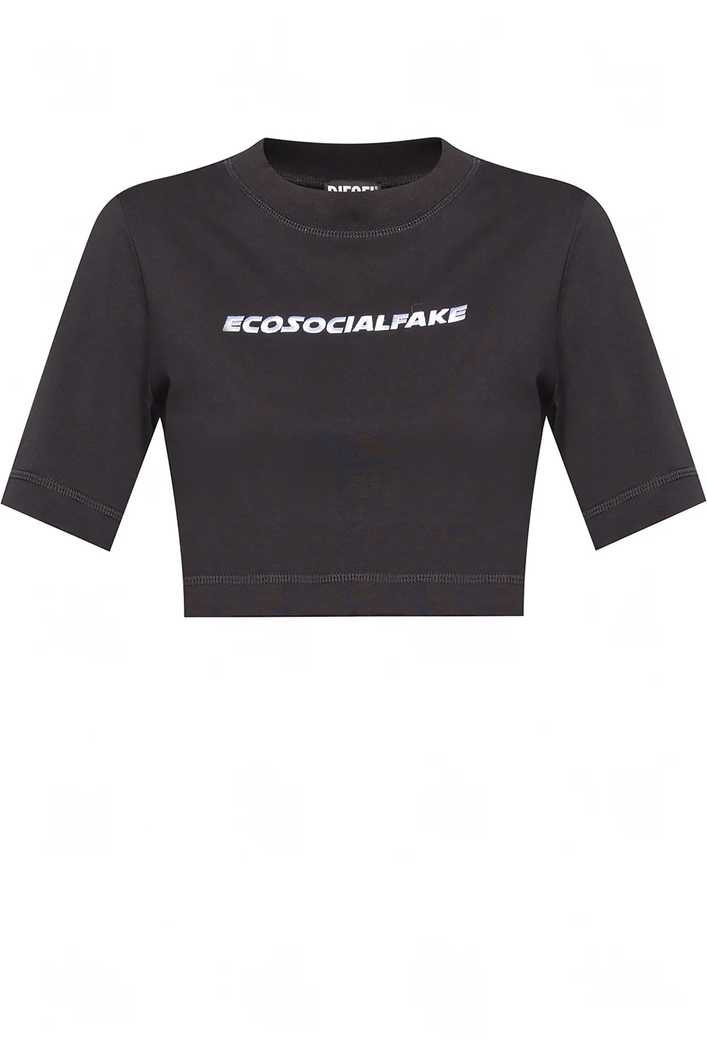 BLACK Cropped T-shirt
