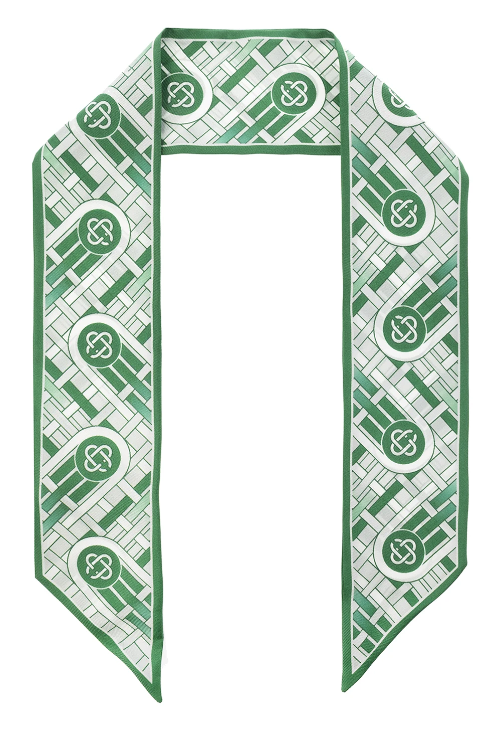 Jedwabna apaszka z monogramem