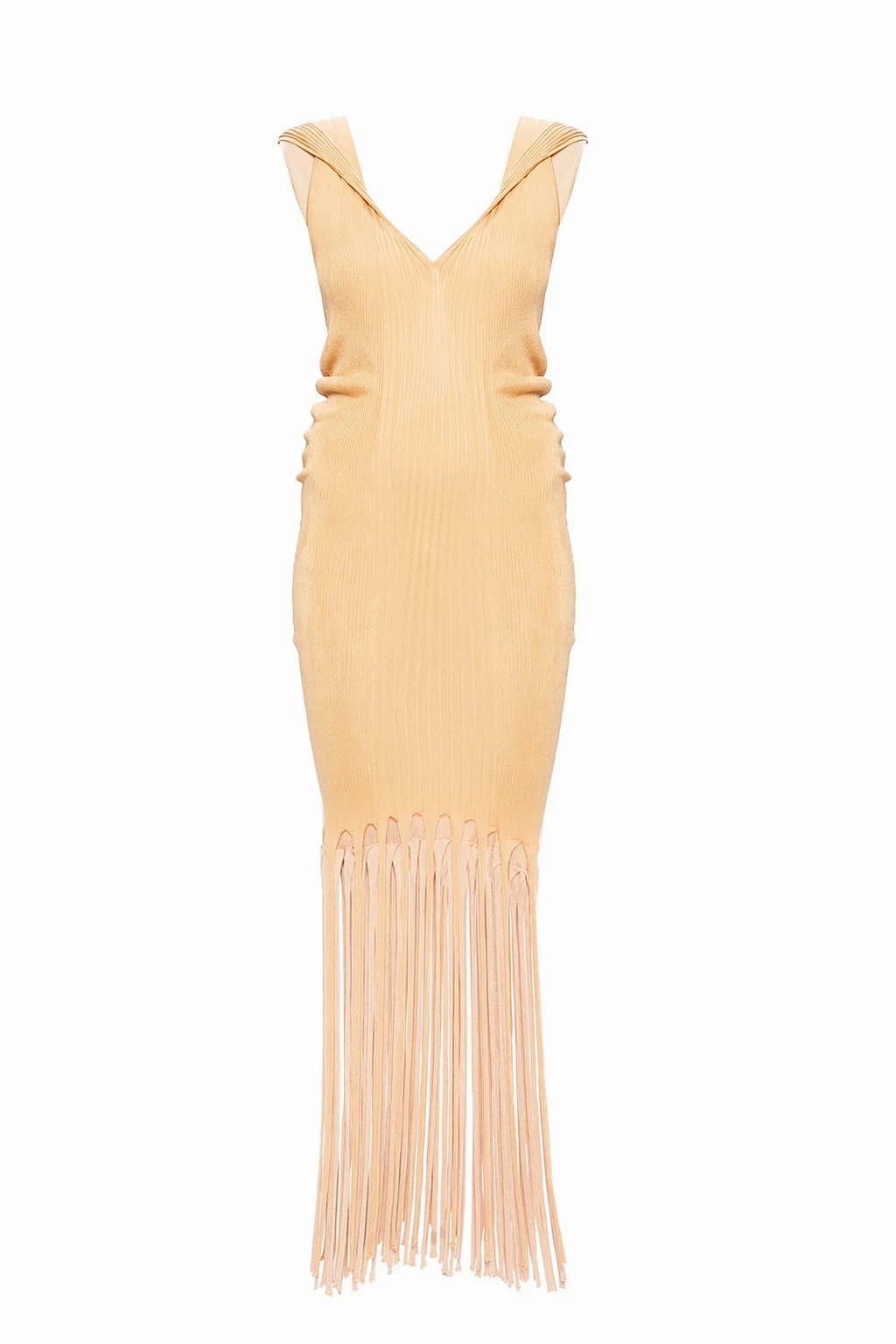 Fringed slip dress