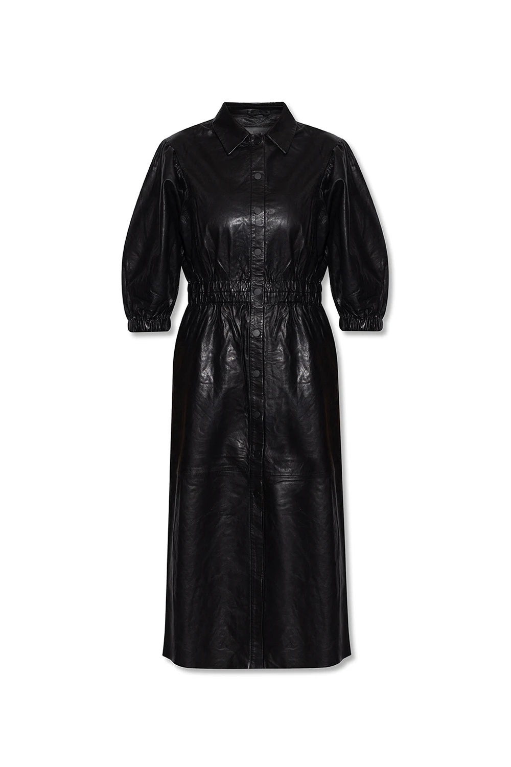 BLACK ‘Osa’ leather dress