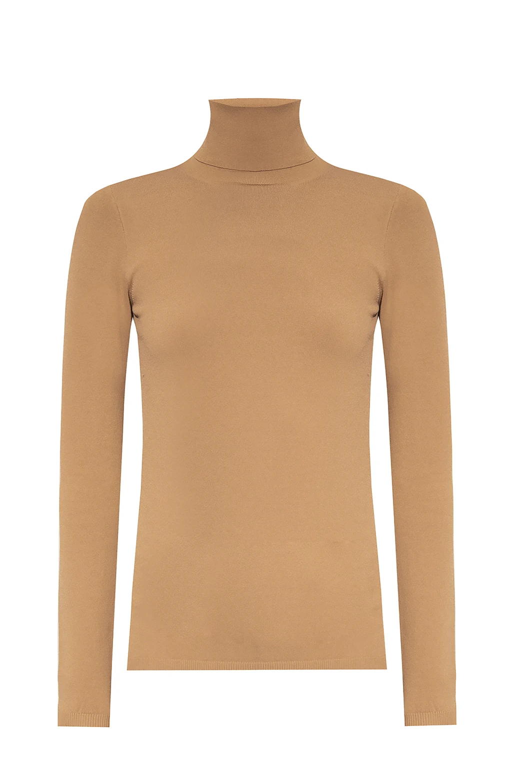 beige Viscose turtleneck top