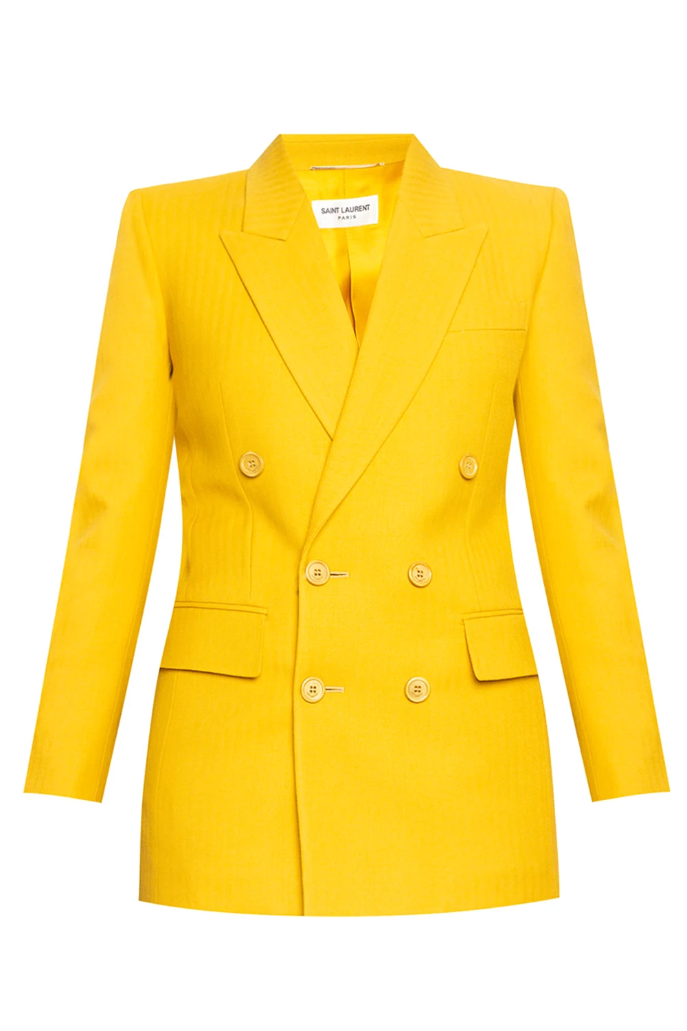 YELLOW  Double-breasted blazer