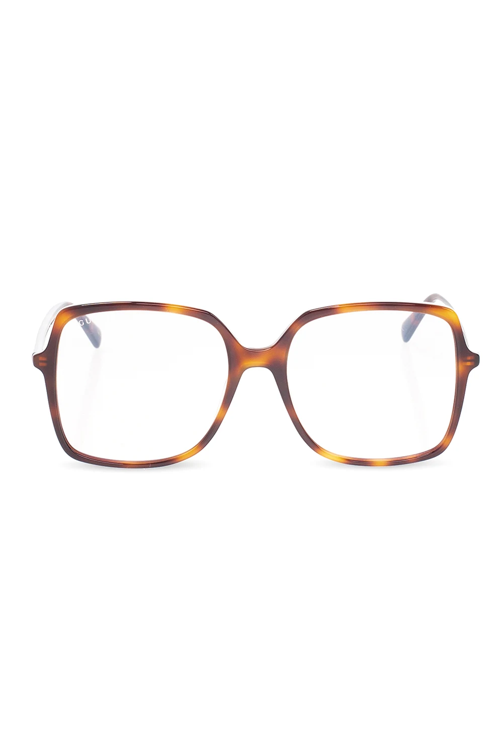 BROWN Rectangular sunglasses