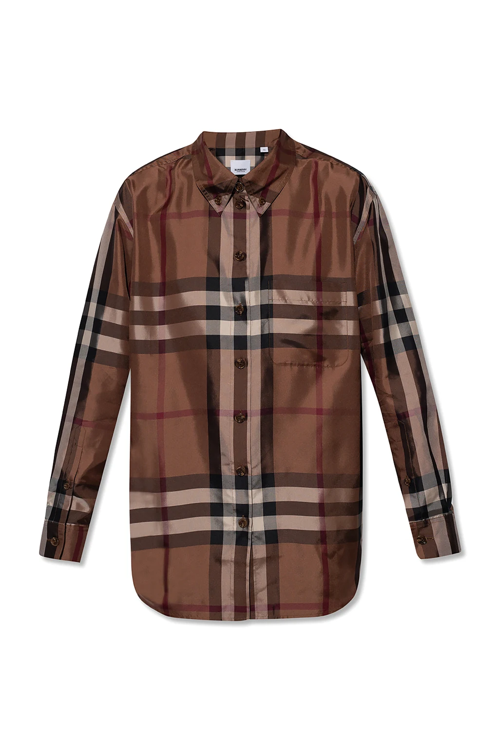 BROWN Silk shirt