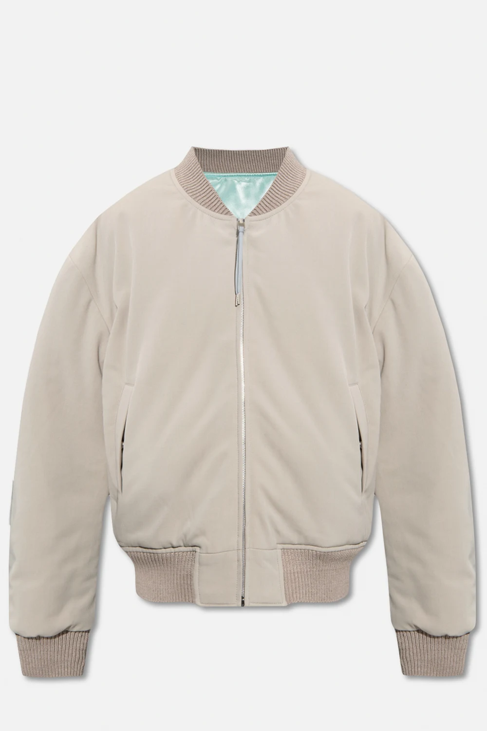 Reversible bomber jacket
