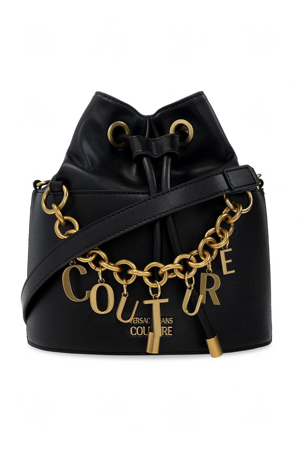 BLACK ‘Charms Couture’ bucket bag