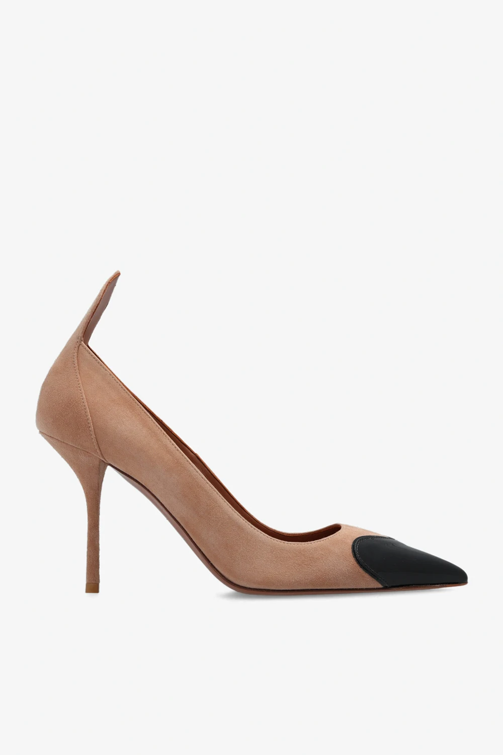 Suede stiletto pumps