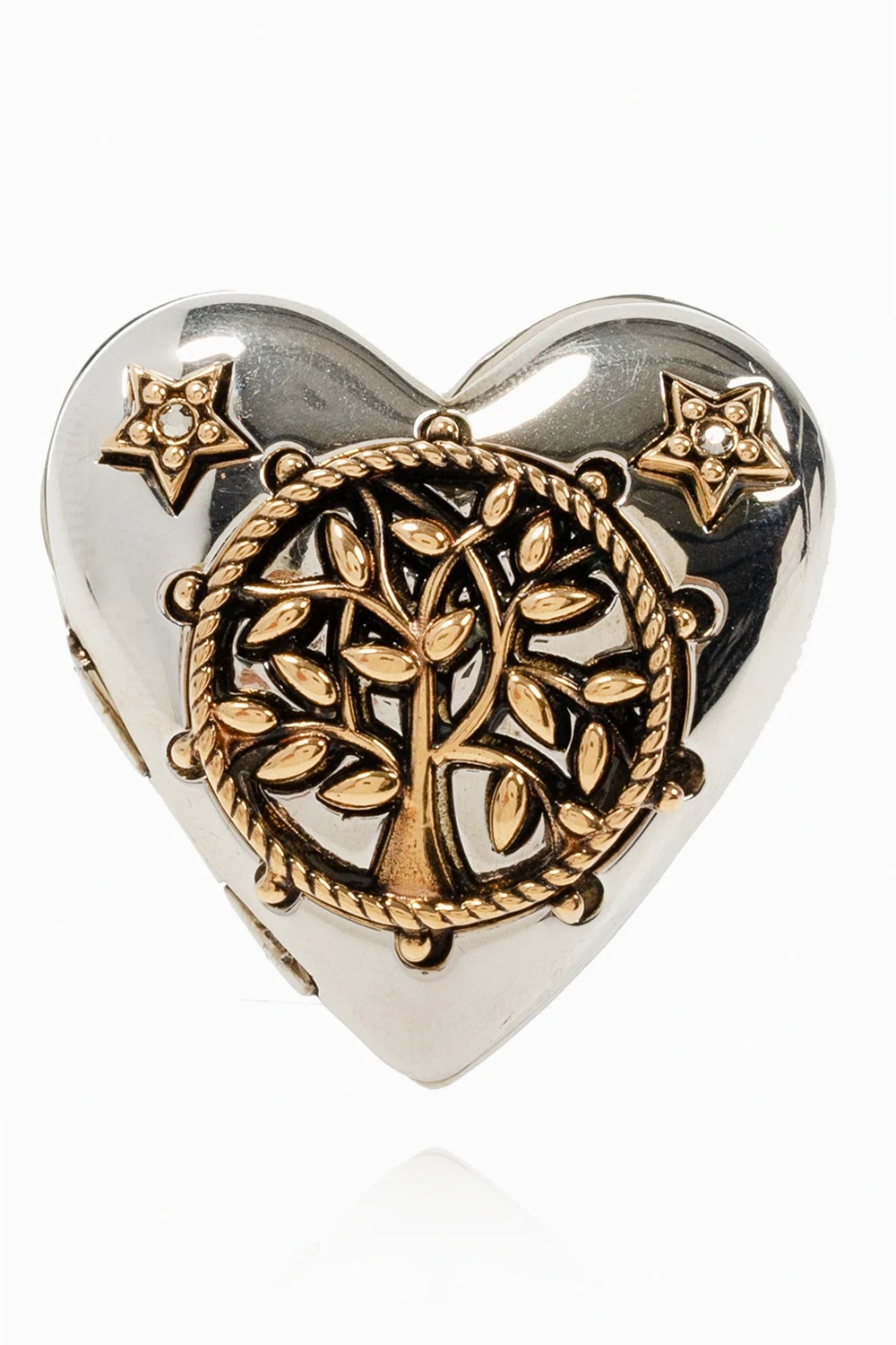 Heart locket ring