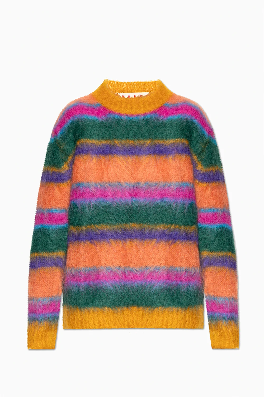 Sweter z wzorem w pasy