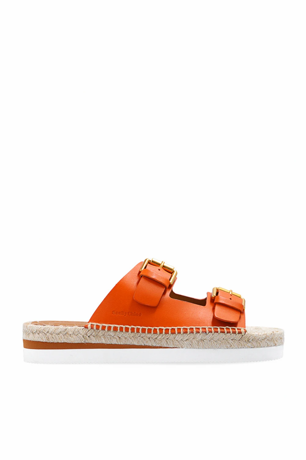 ‘Glyn’ leather slides