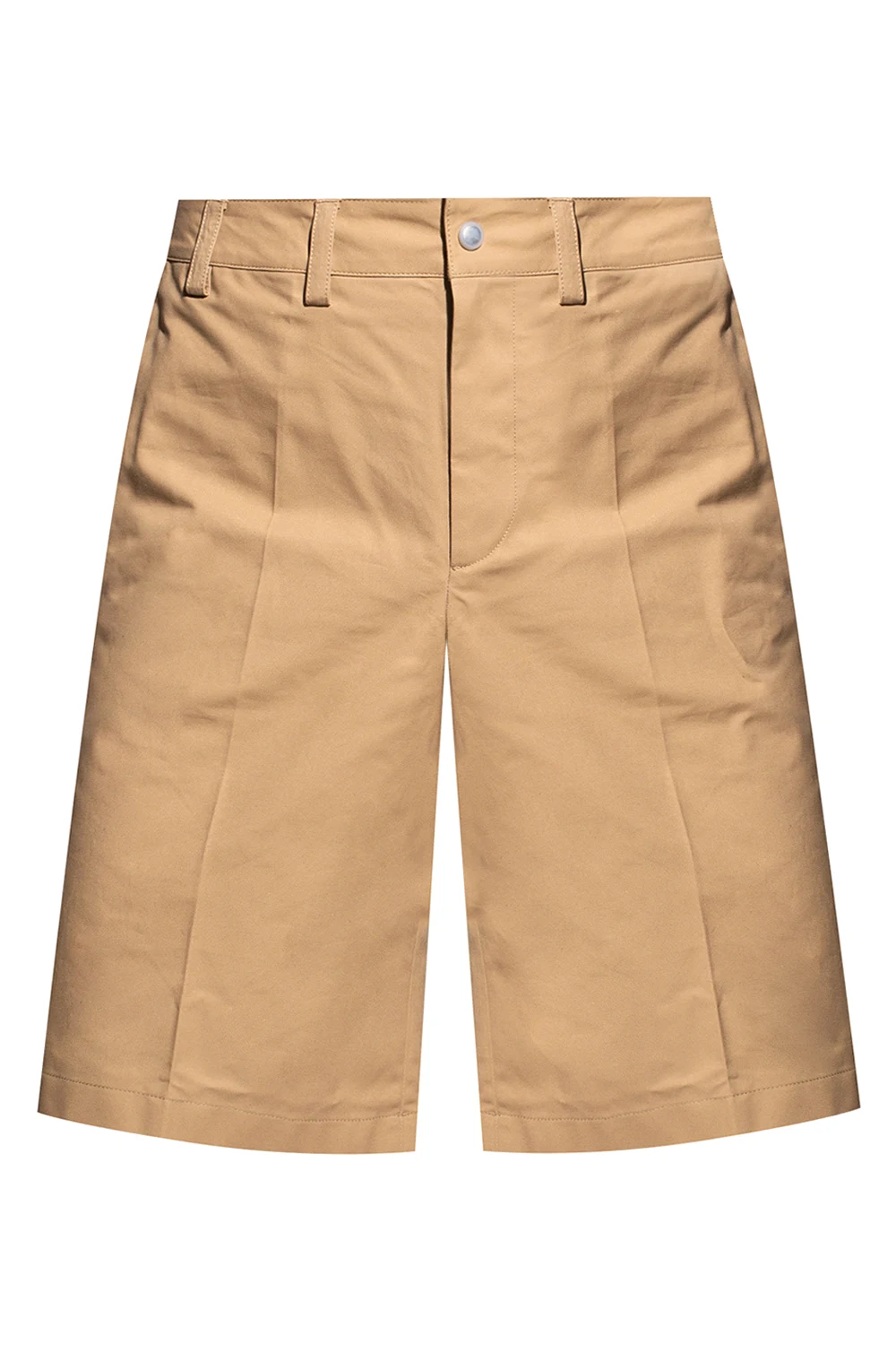 Pleat-front shorts