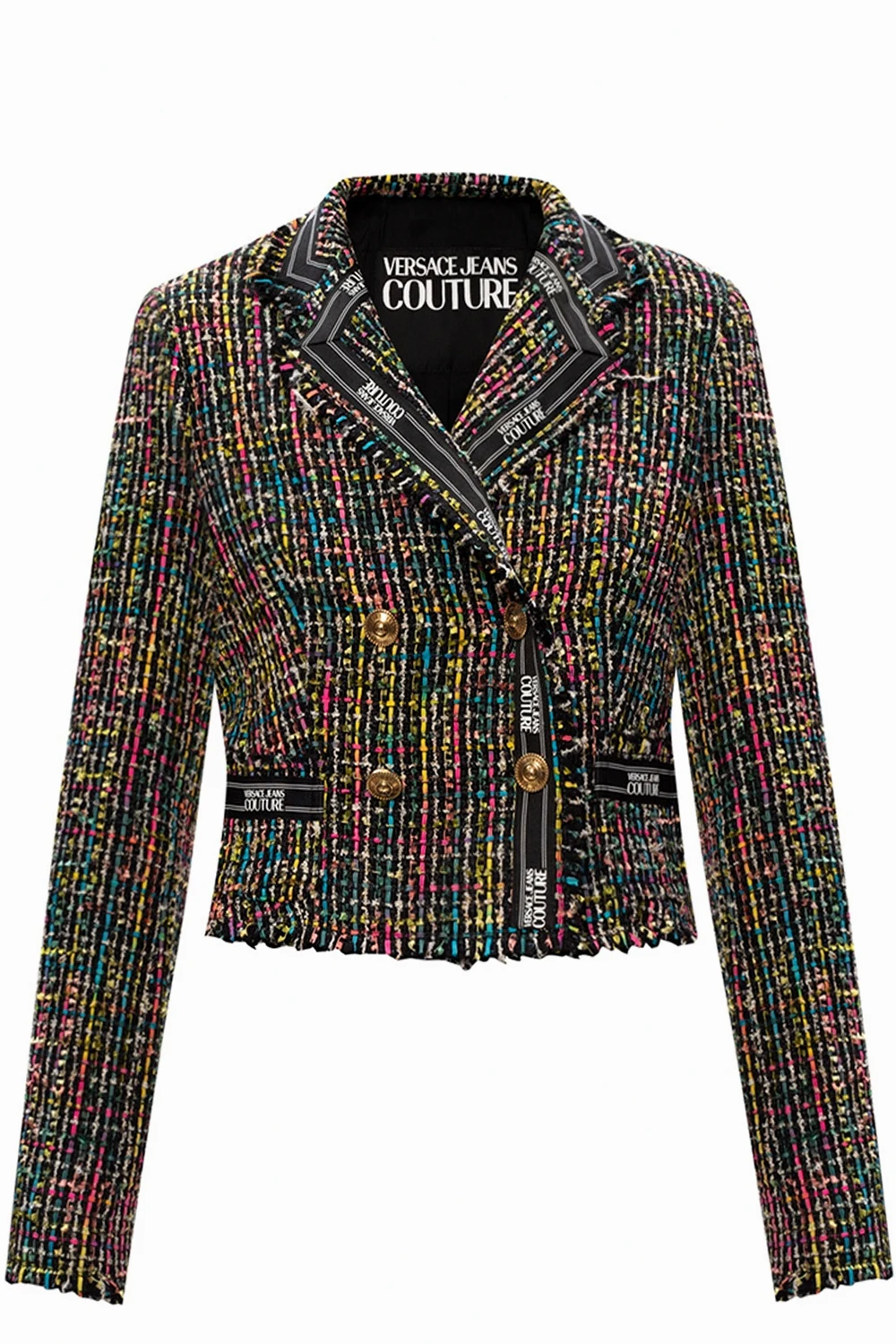 BLACK Patterned blazer