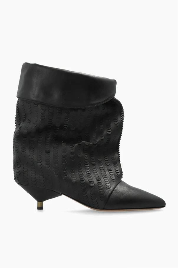 SCHWARZ Stiefeletten mit Absatz „Edrik“