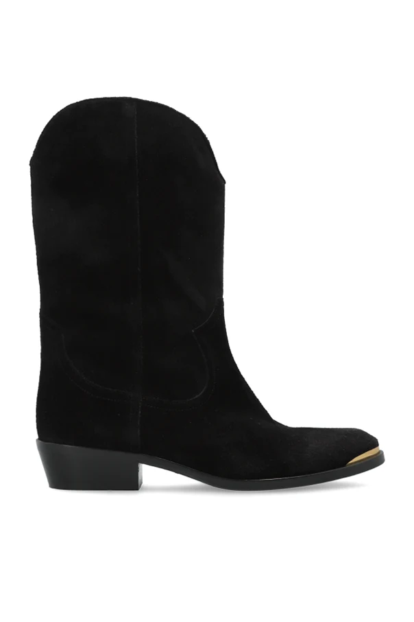 SCHWARZ Stiefeletten mit Absatz „Elbana“