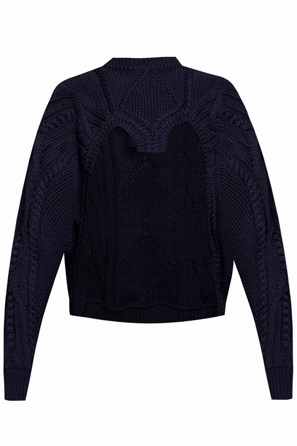 Cable-knit sweater