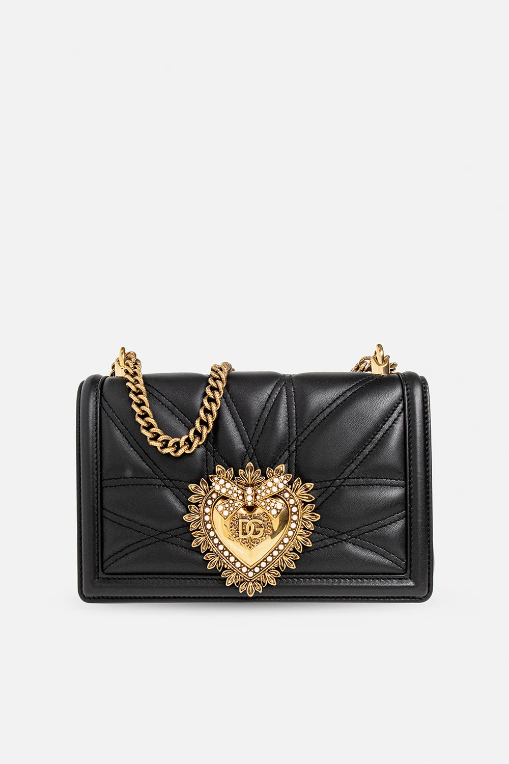 BLACK ‘Devotion Medium’ shoulder bag