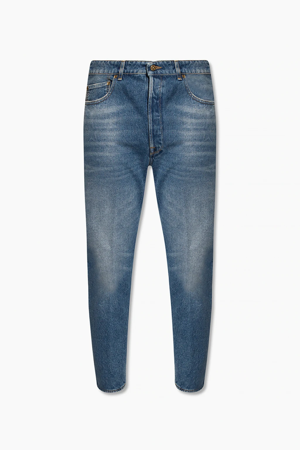 Tapered leg jeans