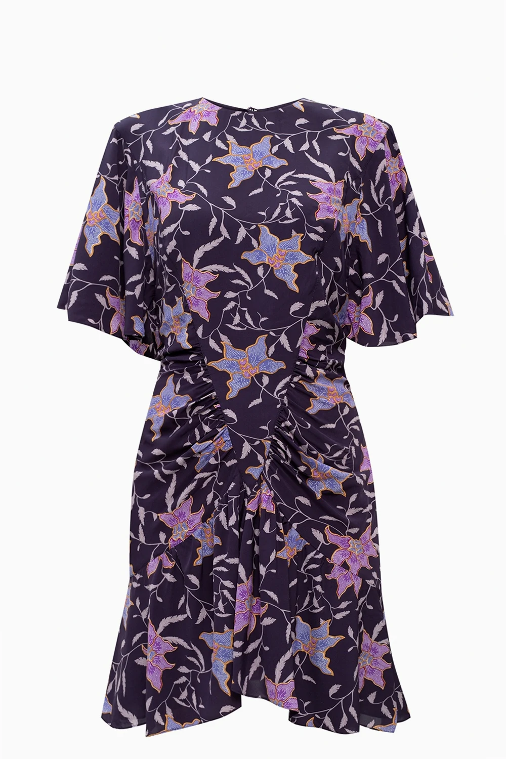 Dress with floral motif