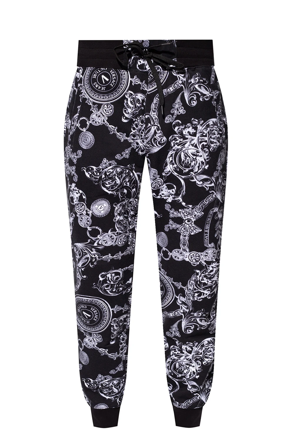 BLACK Baroque print sweatpants