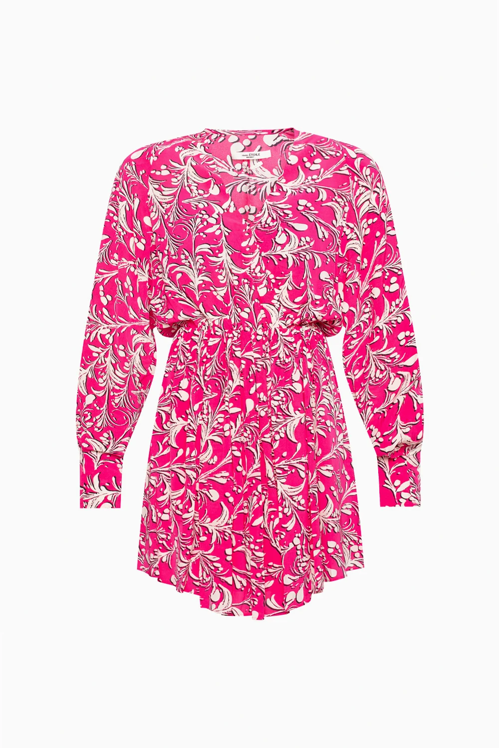 Floral-motif dress