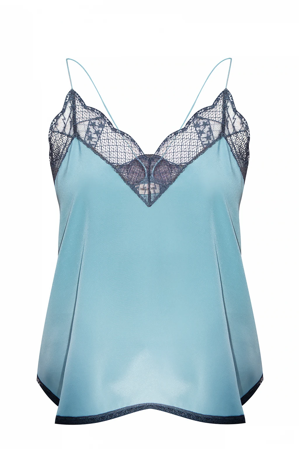 Silk sleeveless top