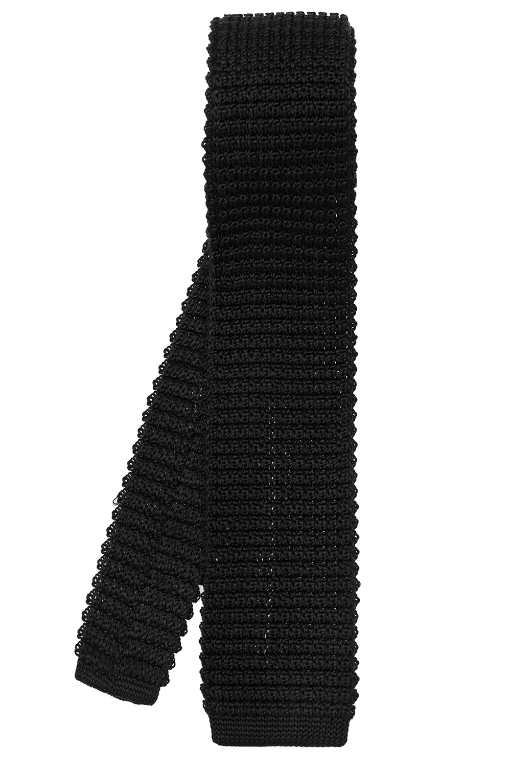 Pleciony krawat z logo