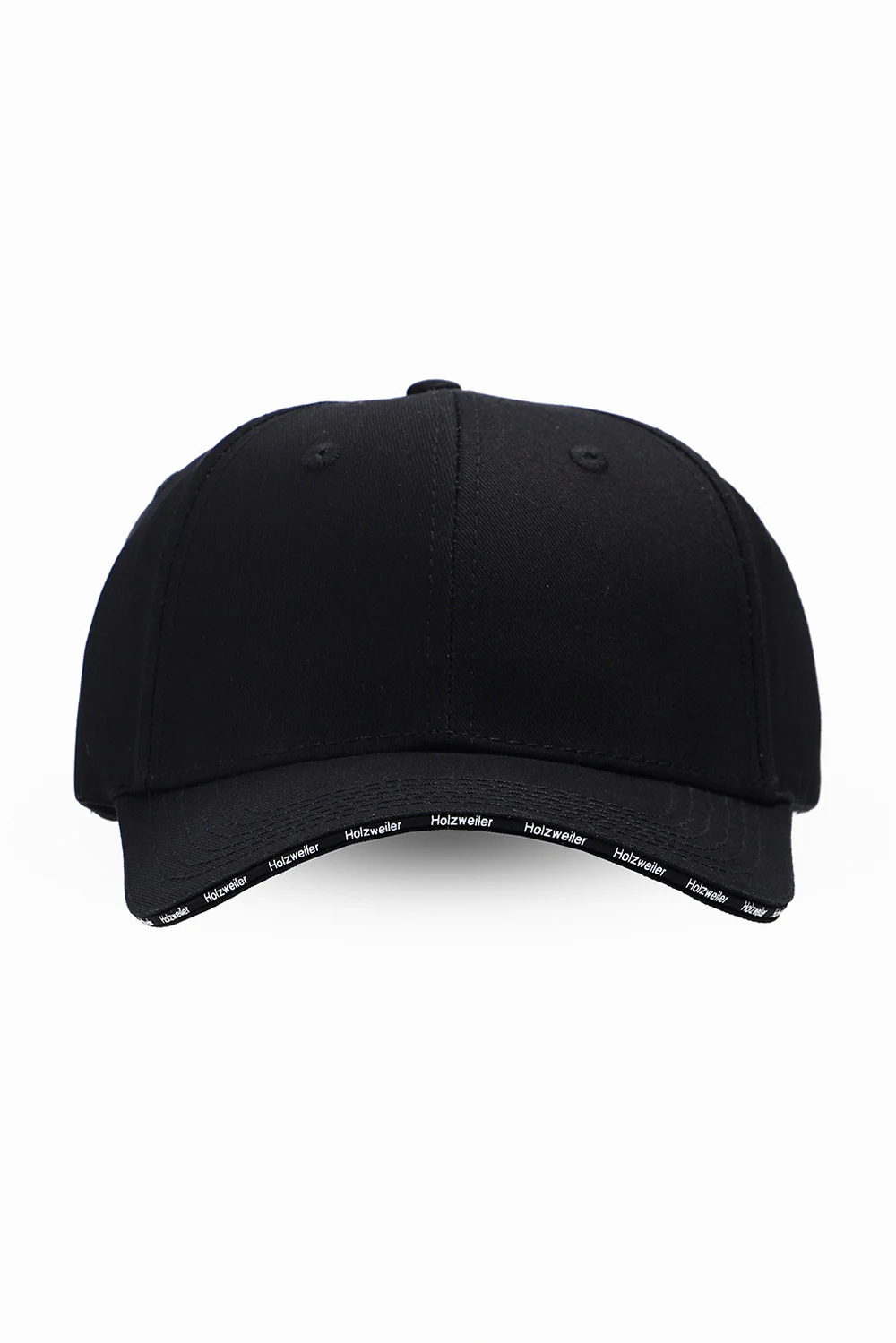 BLACK Baseball cap with logo