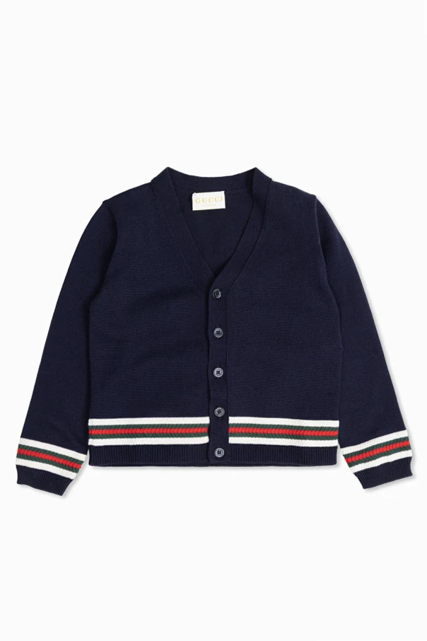NAVY BLUE Cotton cardigan