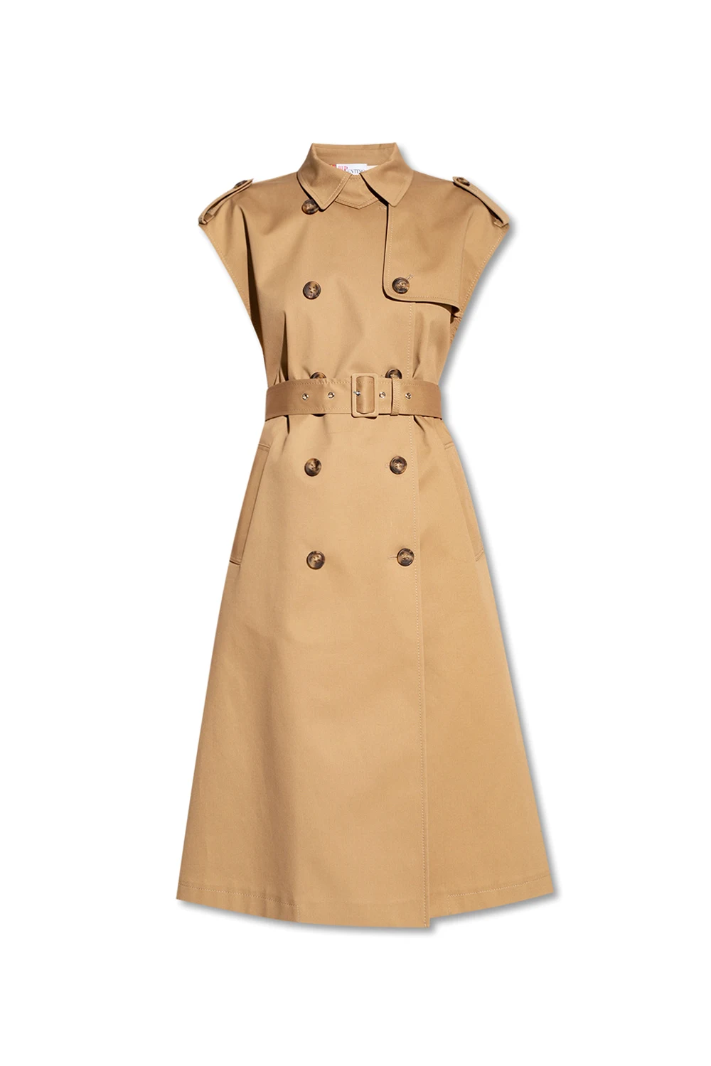 Sleeveless trench coat
