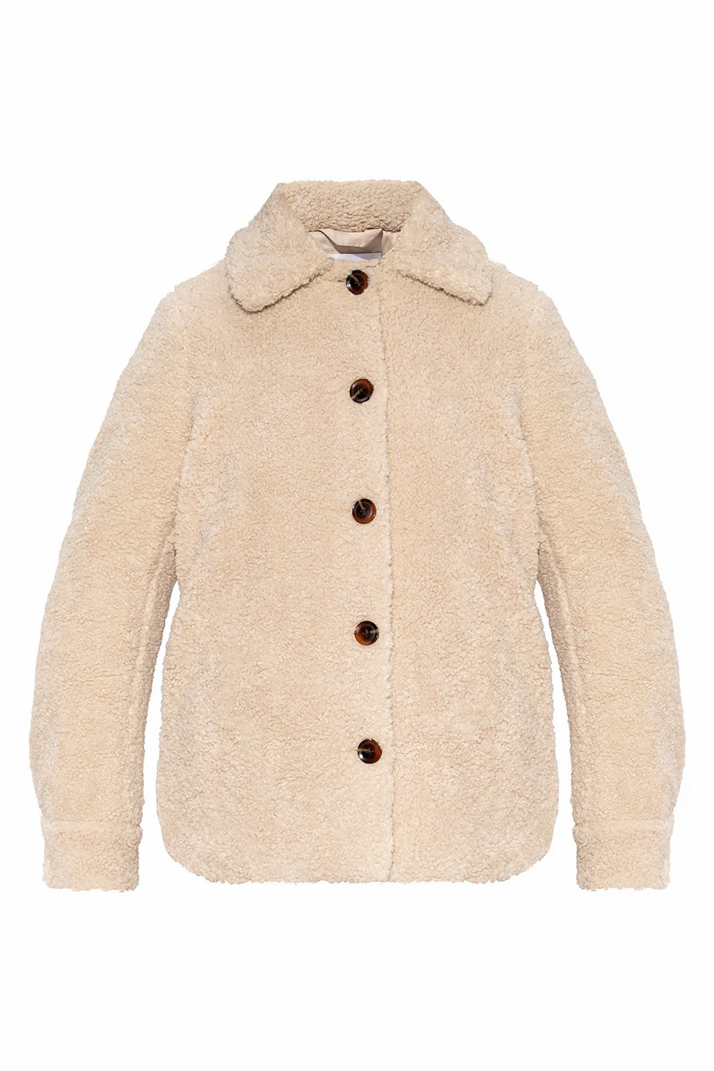 cream Fur jacket