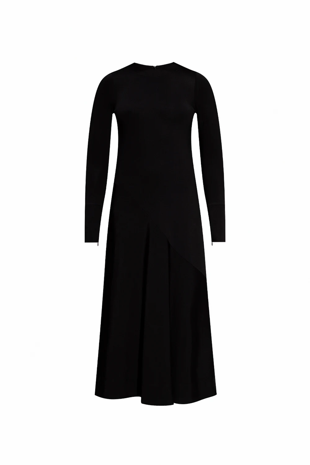 Long-sleeved maxi dress