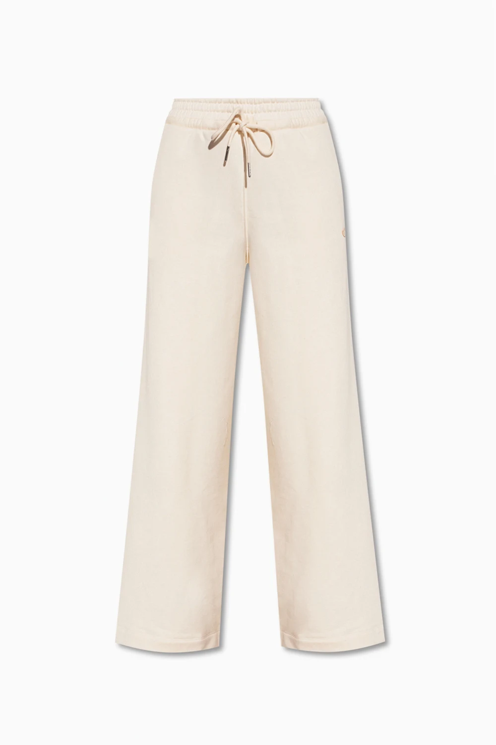 Sweatpants with logo patch