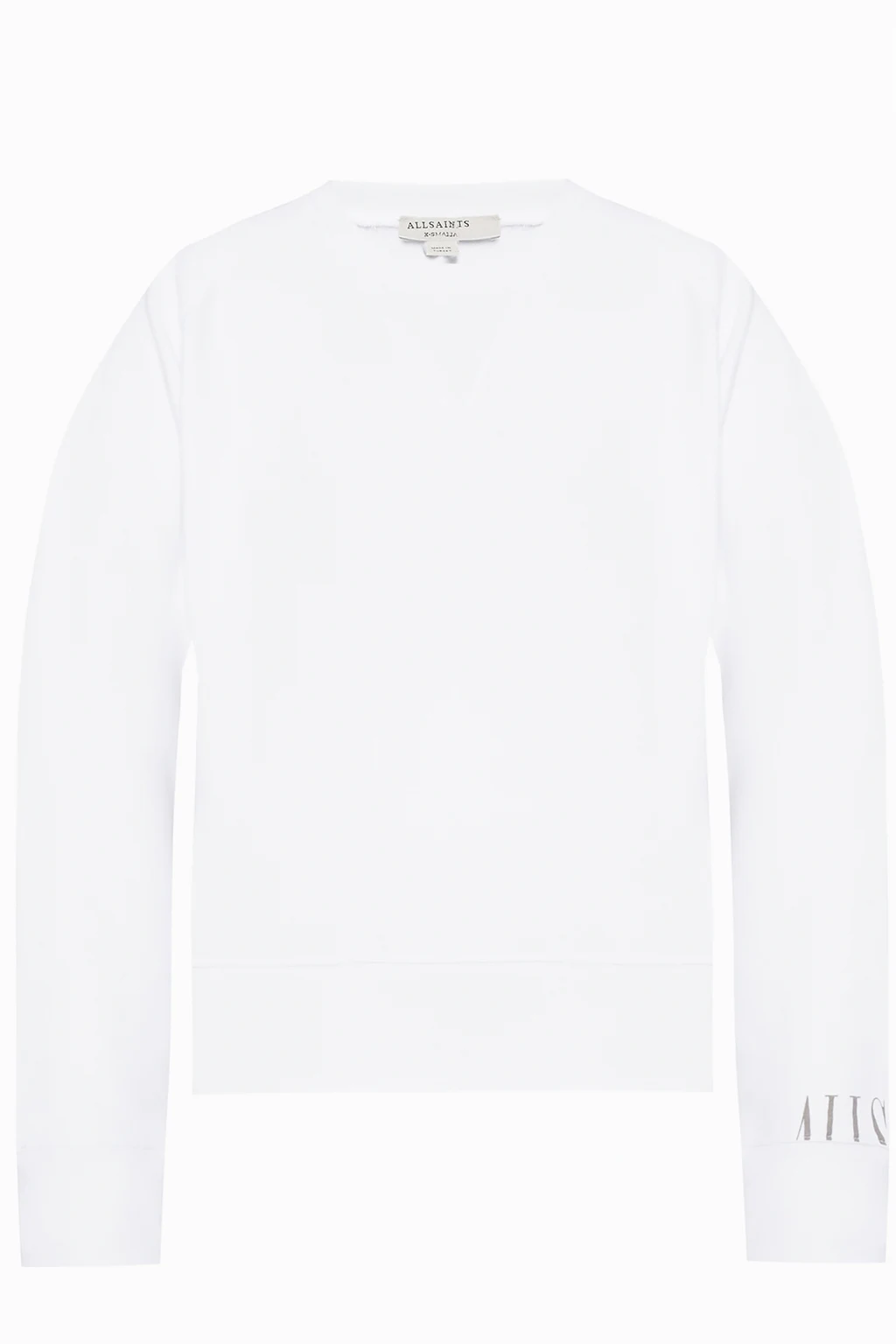 WHITE ‘Deecie’ sweatshirt with logo