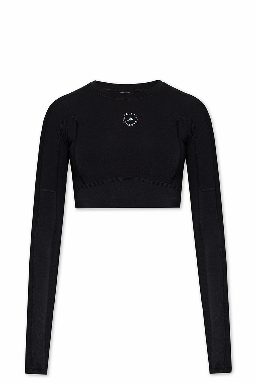 Krótki top treningowy z logo