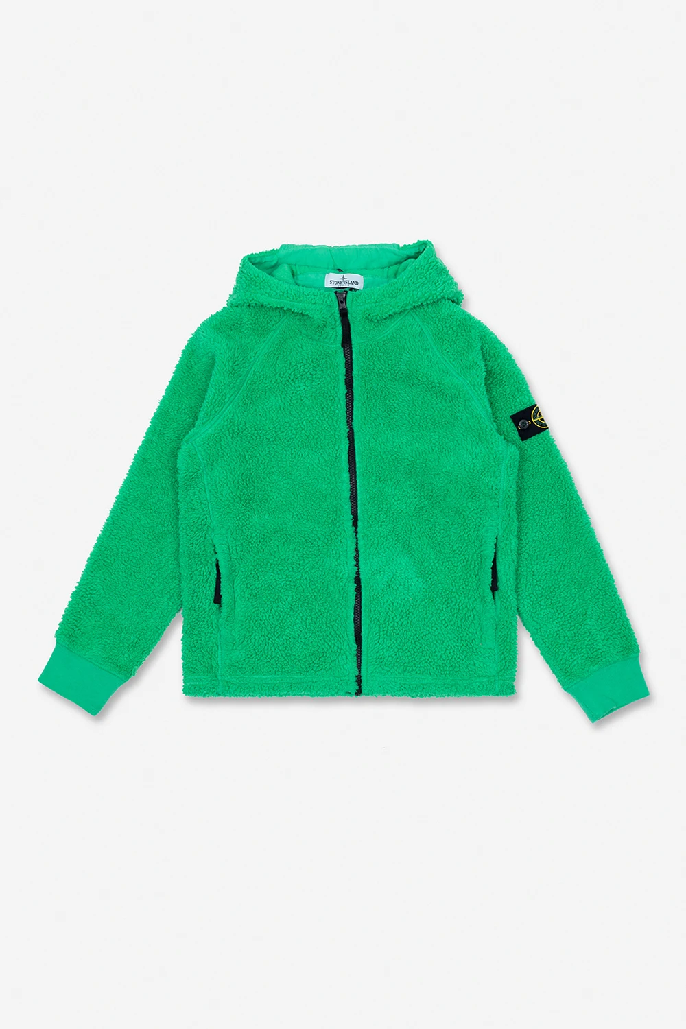 GREEN Zip-up hoodie