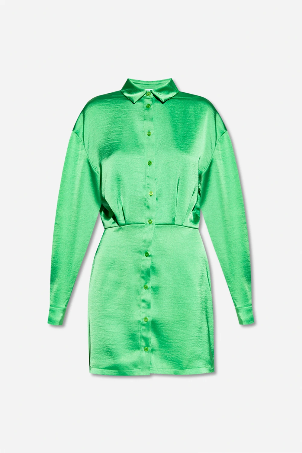 GREEN ‘Liza’ satin dress