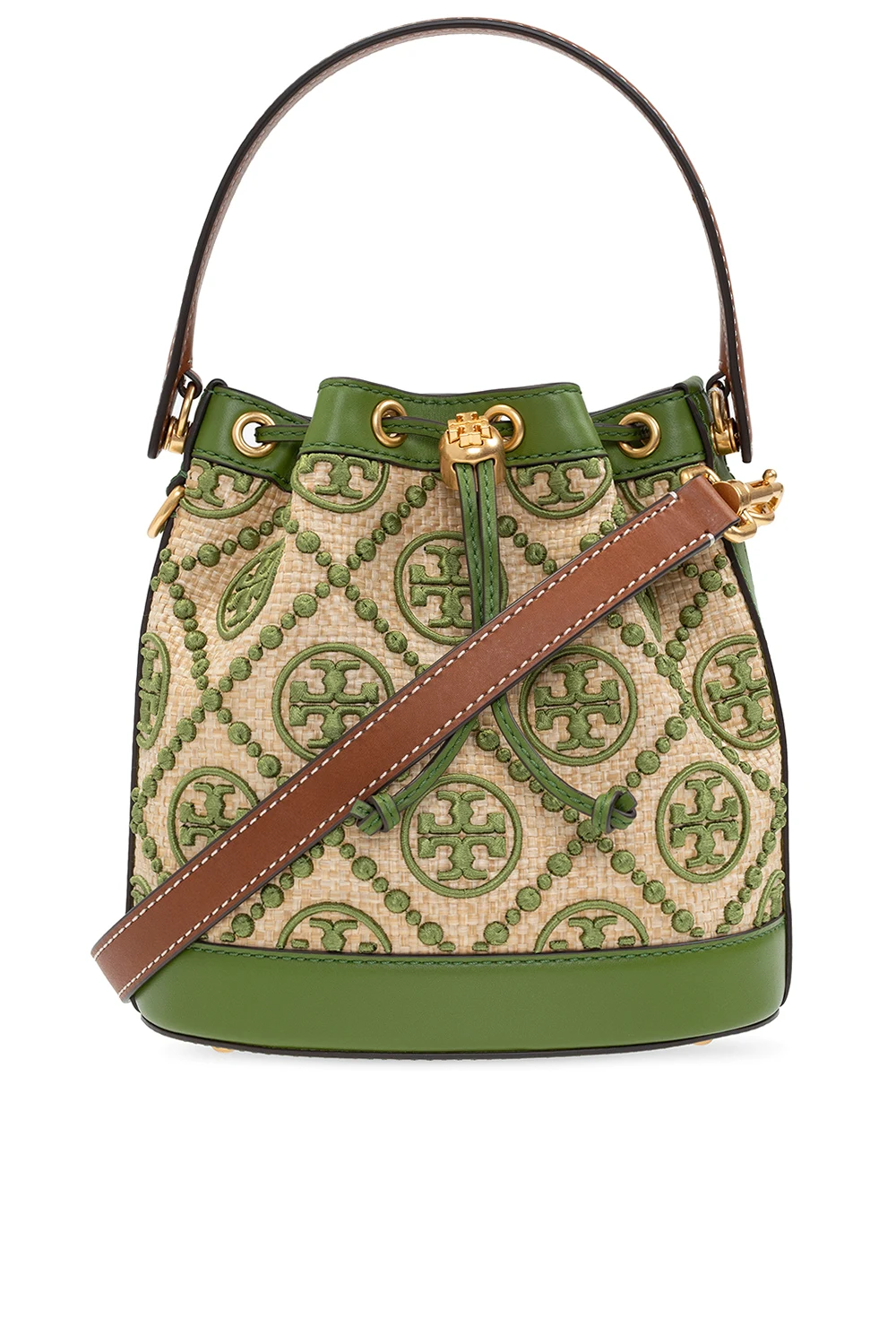 GREEN ‘Monogram’ shoulder bag