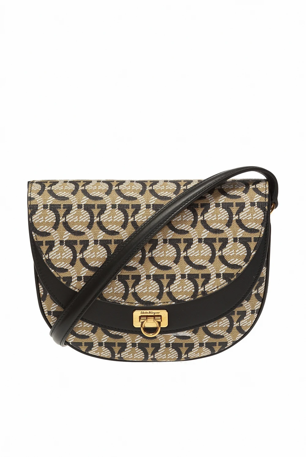 Shoulder bag with logo