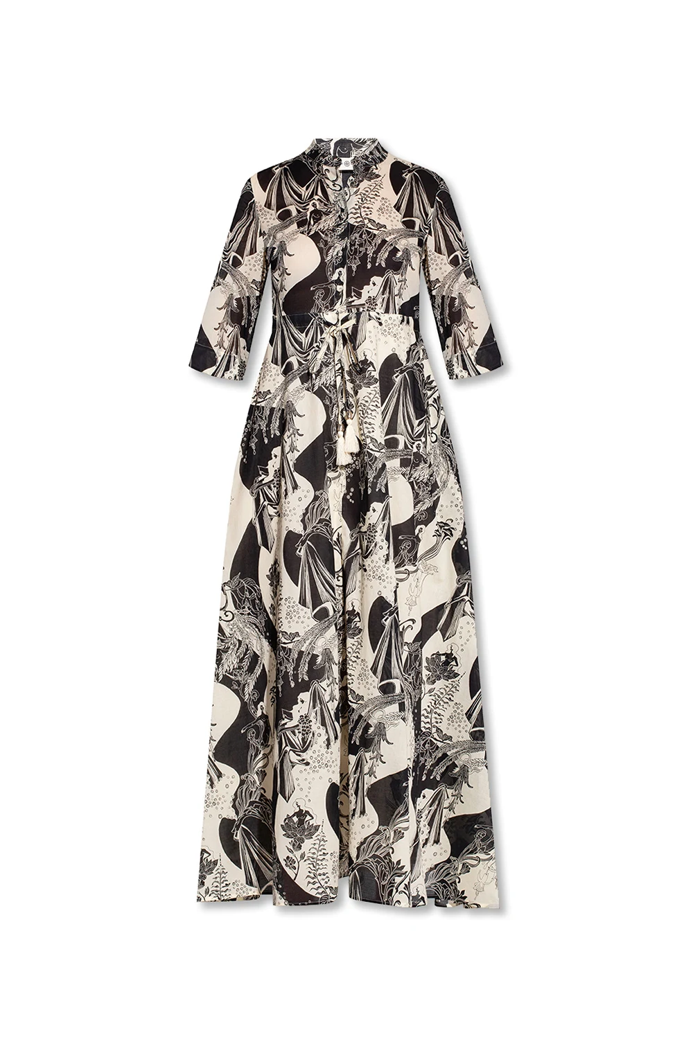 cream Patterned dress
