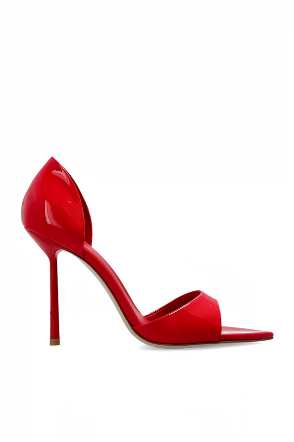 RED 'Shirley' heeled sandals
