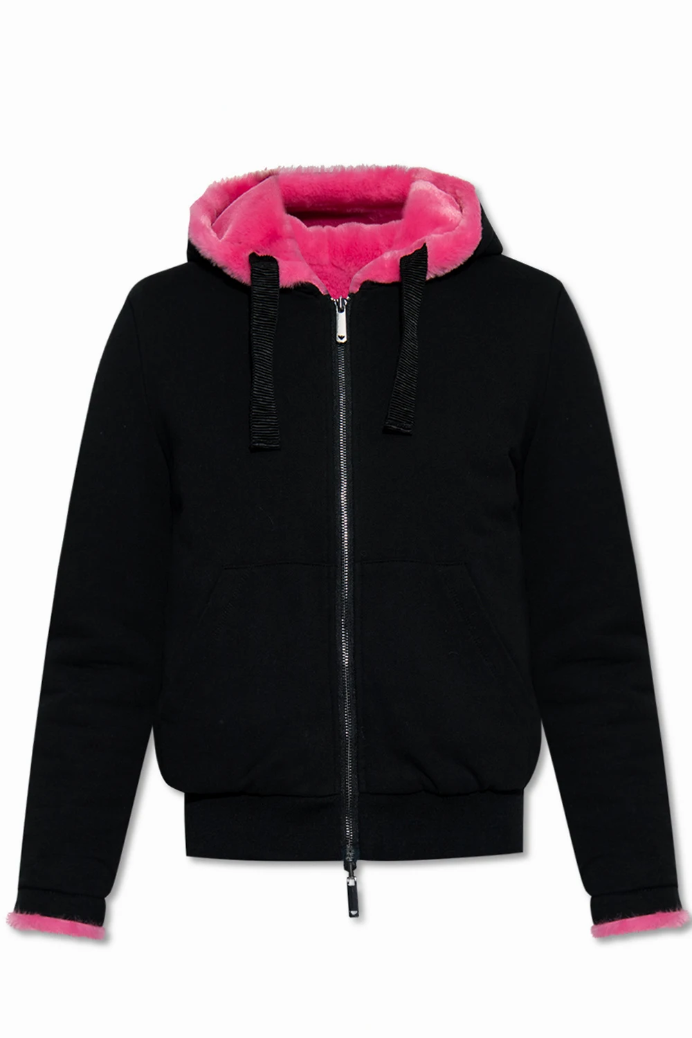 BLACK Reversible hoodie