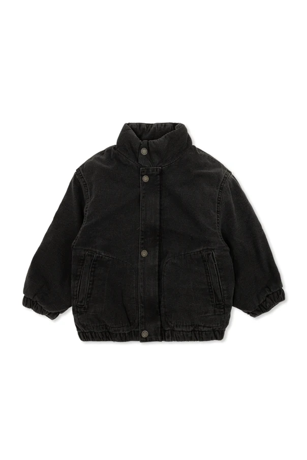 SCHWARZ Gefütterte Jeansjacke