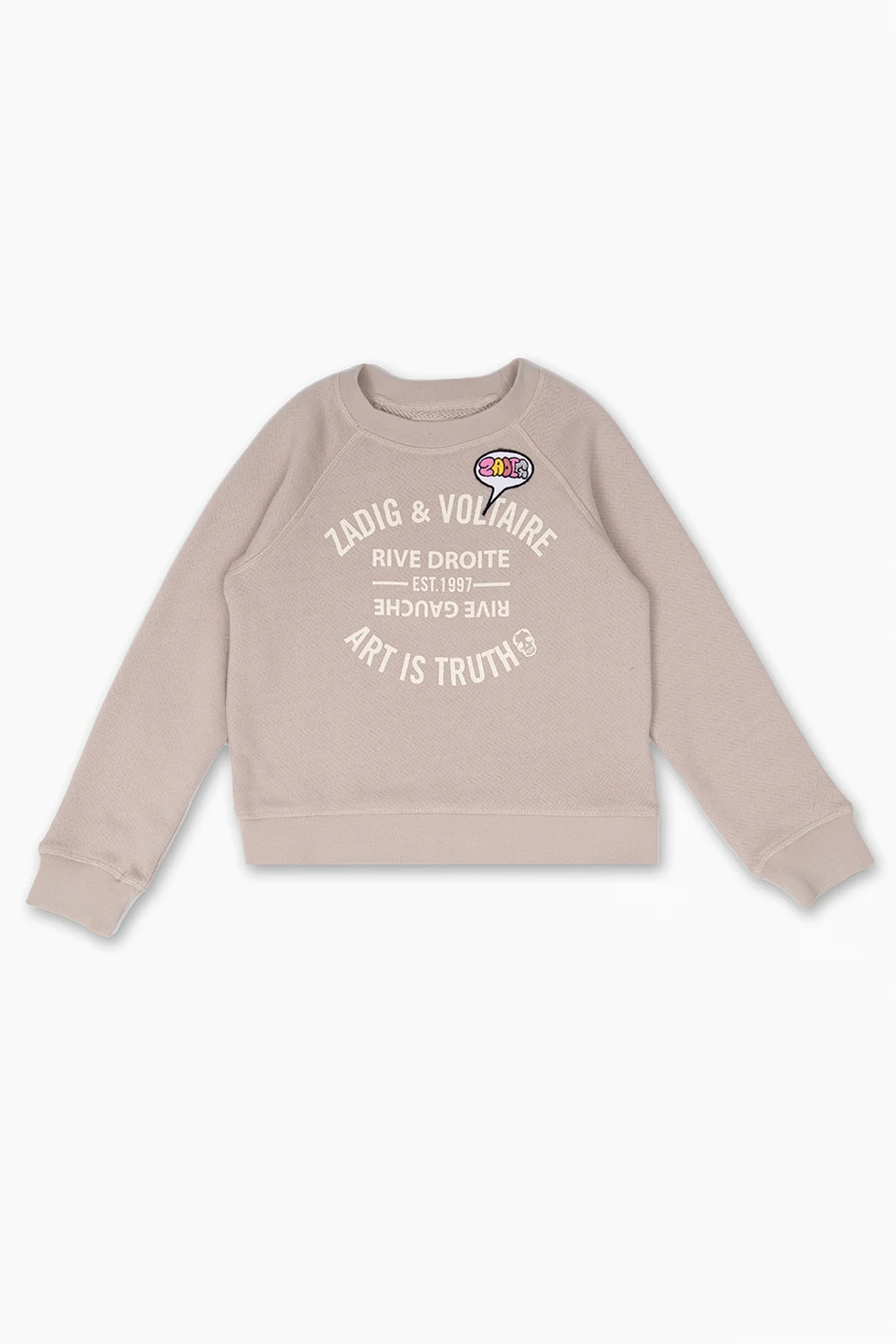 beige Sweatshirt with logo