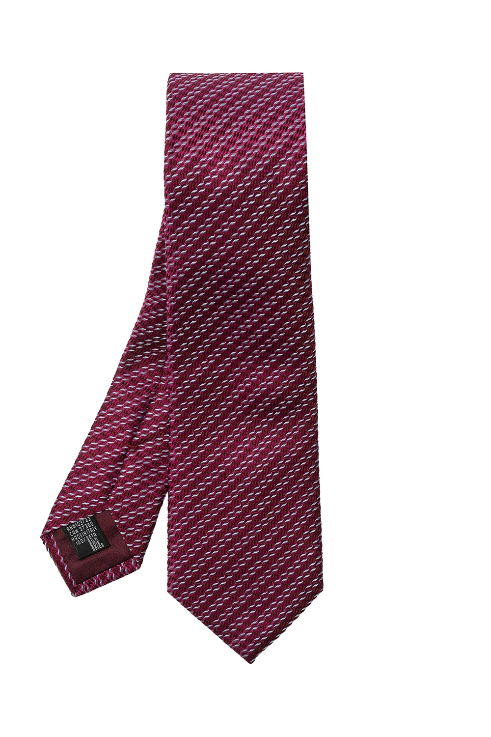 BURGUNDY Silk tie