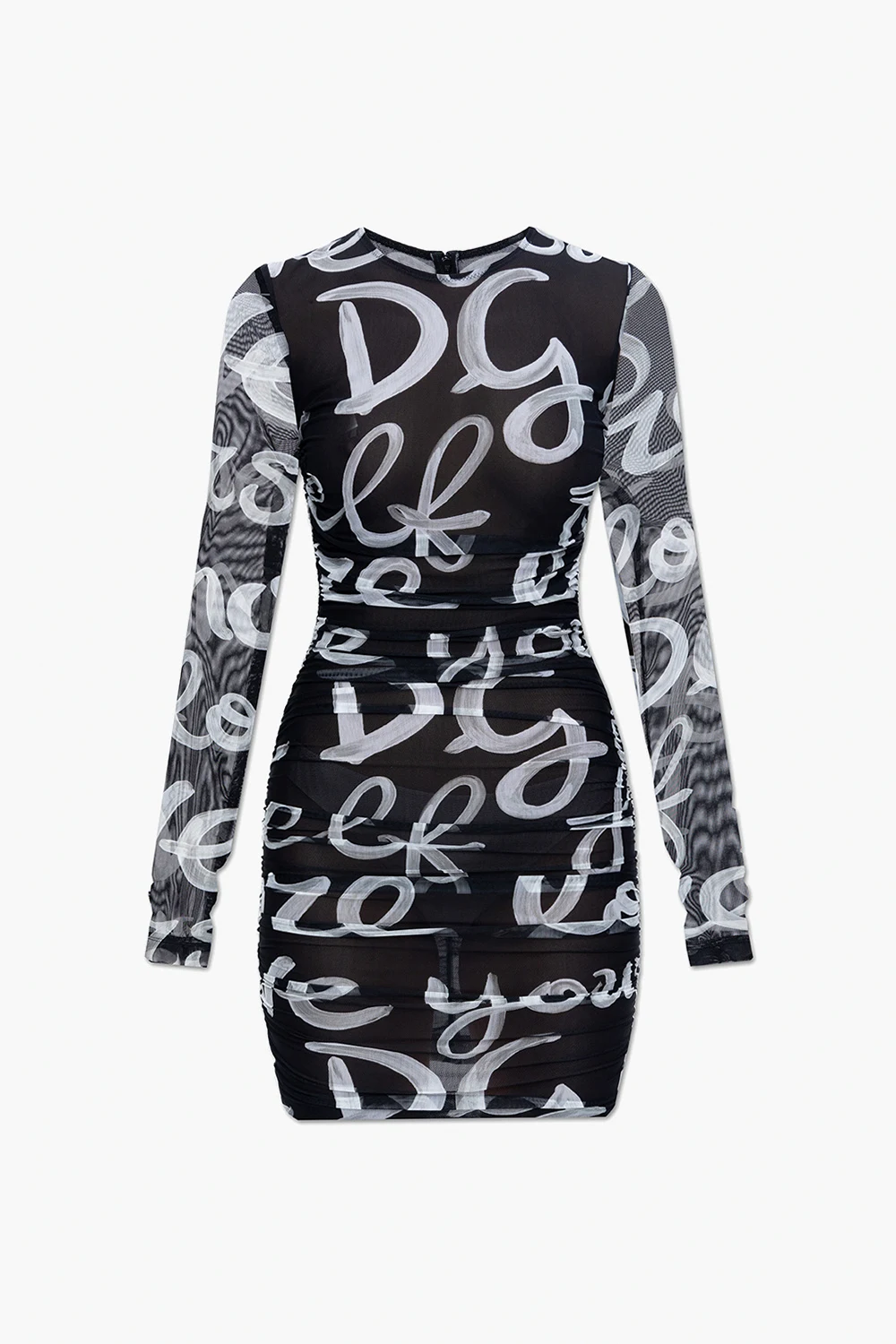 BLACK Patterned dress
